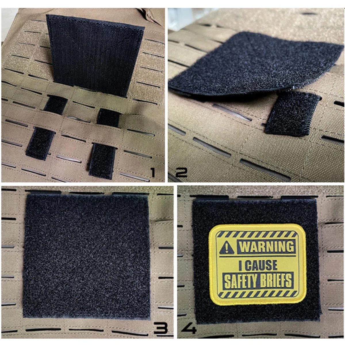 Velcro Tacticals Molles Panel per insegne toppe in velcro Tacticals Toppe tabellone con strisce Molles