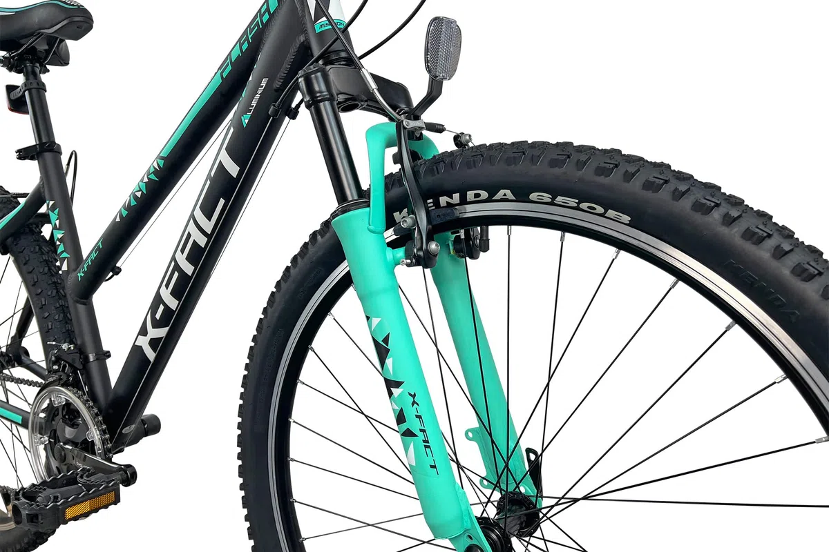 Flash, MTB 27.5" Donna, Nero/Verde