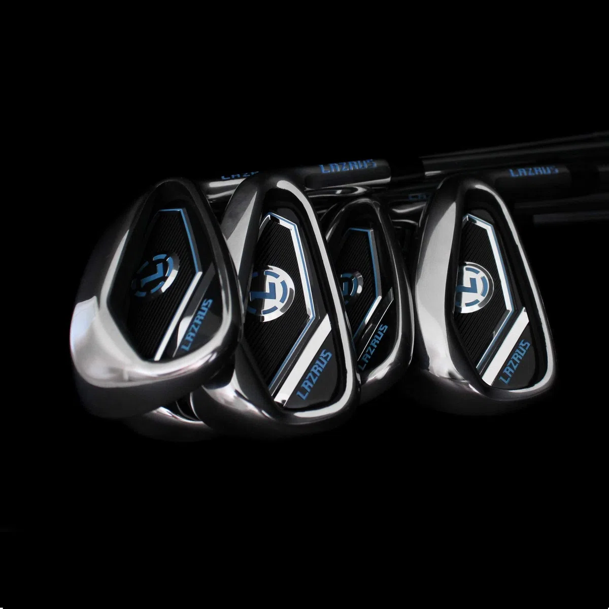 LAZRUS - Set di ferri da golf individuali o da golf da uomo di alta qualità (4, 5, 6, 7, 8, 9, PW) ferri da guida (2 e 3), con asta in acciaio flessibile per destrimani e sinistra