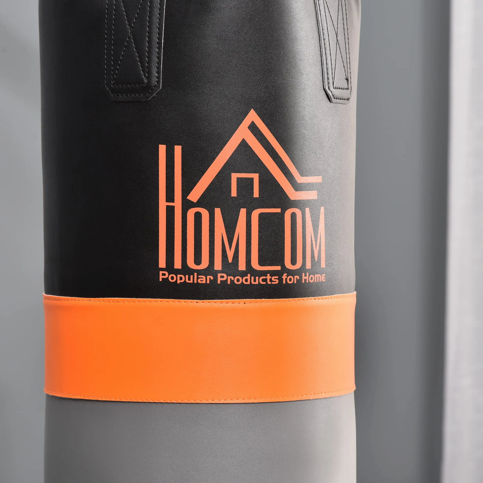 HOMCOM Stazione Multiuso Regolabile con Sacco da Boxe 20kg e Punching Ball per Allenamento Pugilato