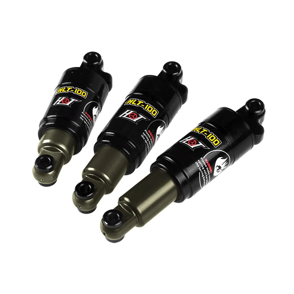 Ammortizzatore per molle dell'olio per bicicletta, 750/850/1000 LBS, ammortizzatore posteriore per bicicletta, 125 mm/150 mm/165 mm/185 mm (165 mm, 1000 lBS)