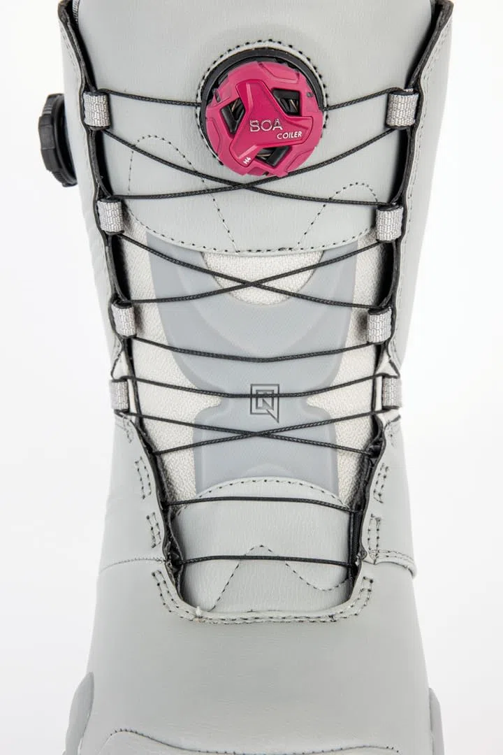 Nitro Dynasty Boa Step On '24 all Mountain Freeride Premium Sistema di Allacciatura Rapida Step On Boot Snowboard - Barca da Snowboard Donna
