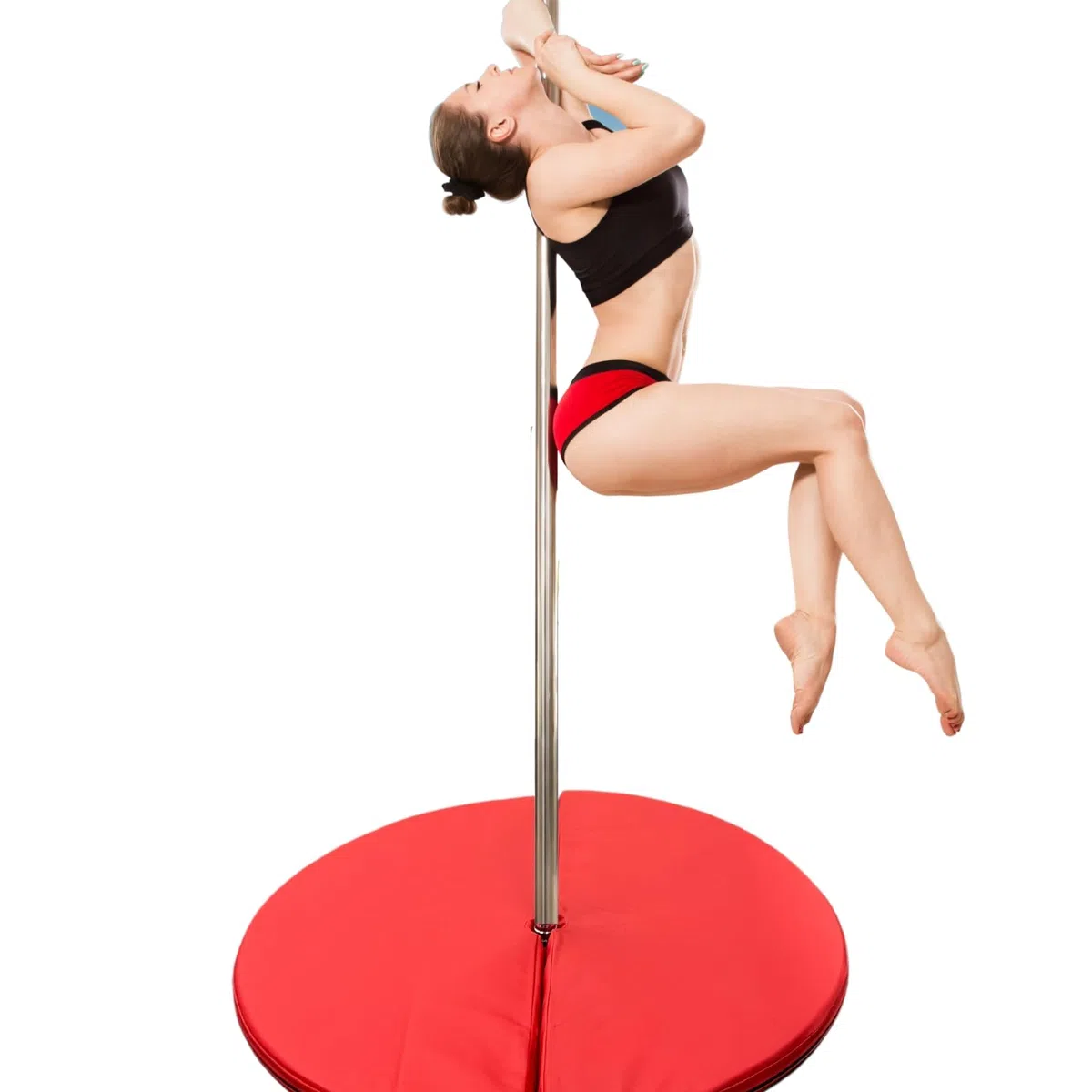 FORTISLINE Pole Dance - Tappetino protettivo pieghevole per danza, 10 cm