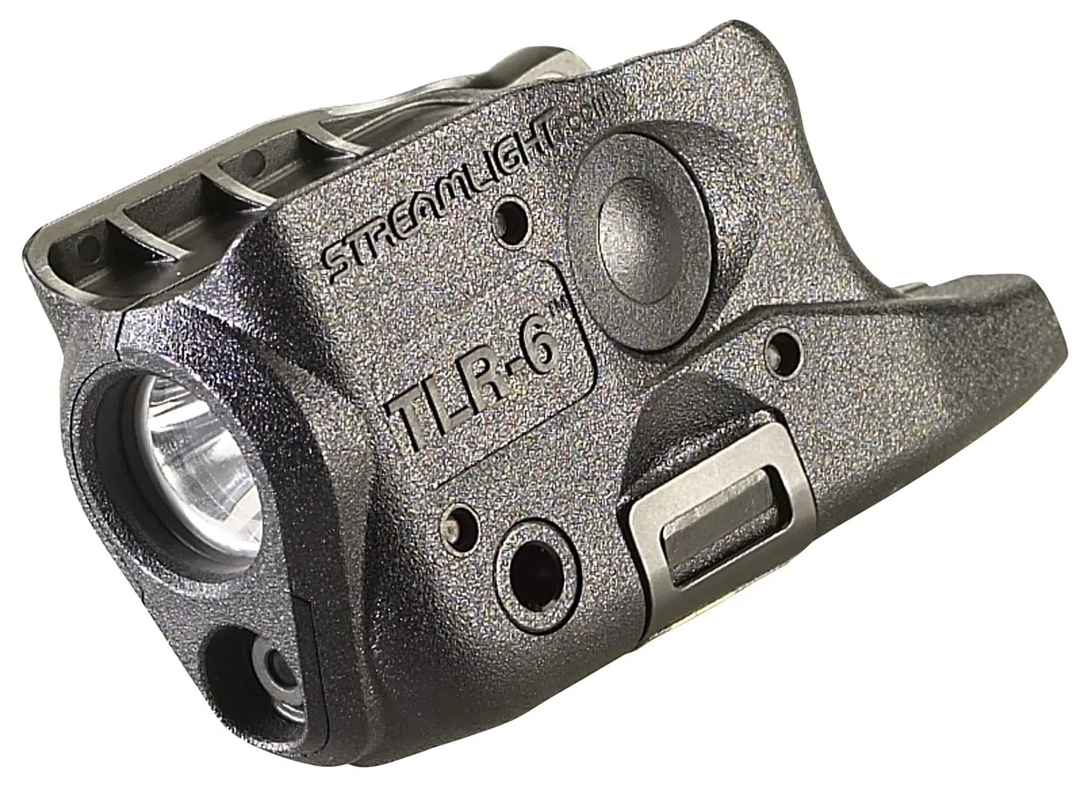 Streamlight TLR-6 GLOCK 26/27 with white LED and red laser. Black