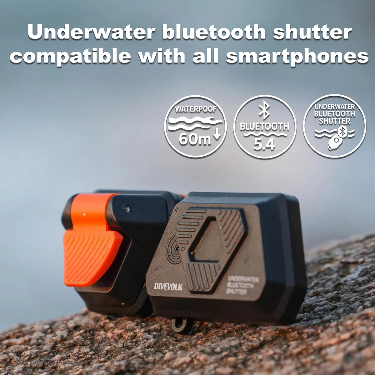 DIVEVOLK Otturatore esterno subacqueo per alloggiamento Seatouch 4 Max Plus