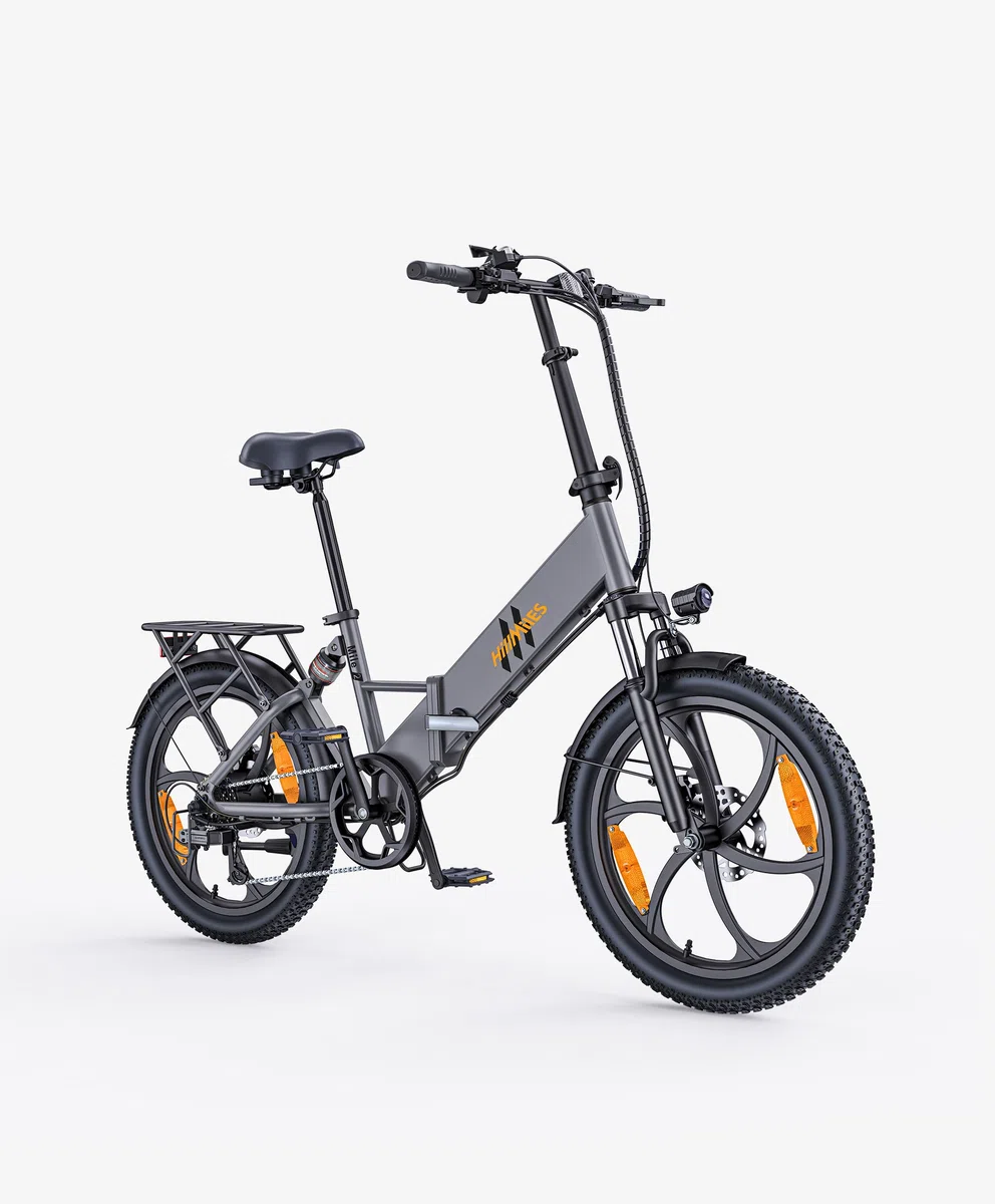 Bicicletta elettrica pieghevole per adulti Mile 2 250W, dotata di batteria rimovibile da 36V 13Ah, velocità massima di 25 chilometri all'ora, autonomia di 100 chilometri