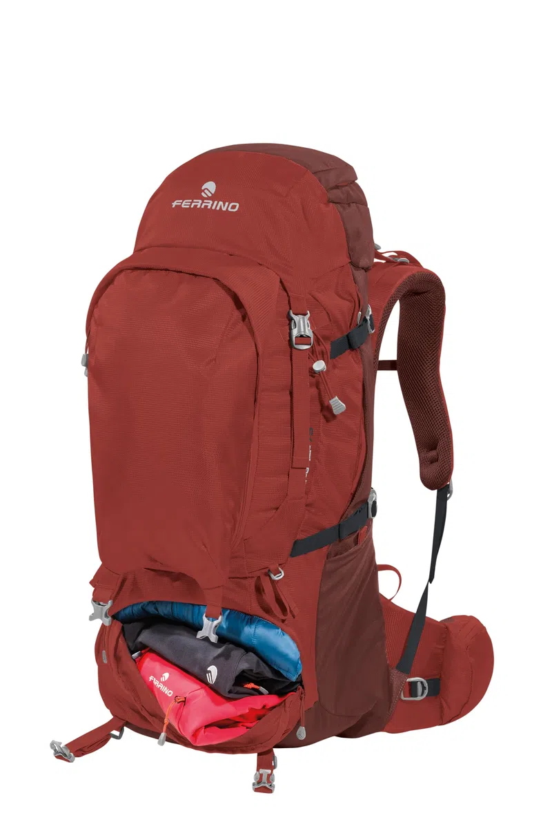 Ferrino, Zaino Transalp 75 l, Rosso, Unisex