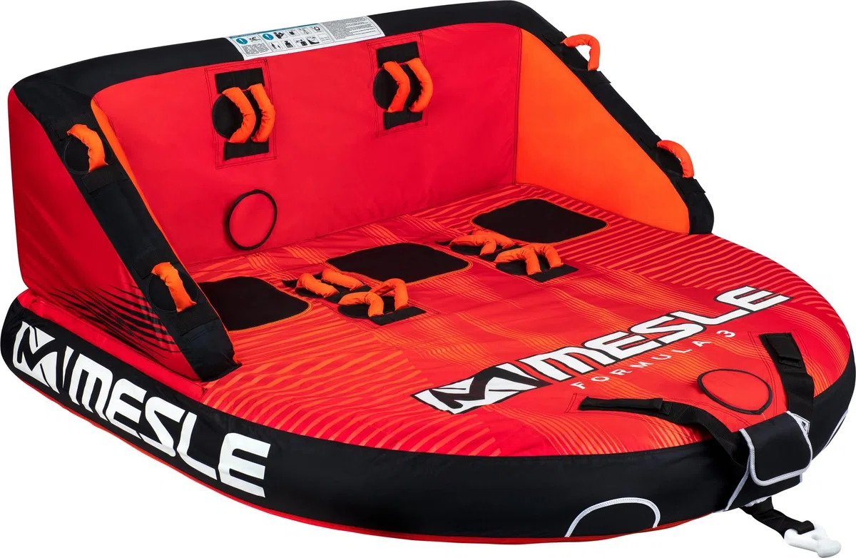 MESLE Gommone Traino Formula, 2-4 Persone Towable Gonfiabile da Traino
