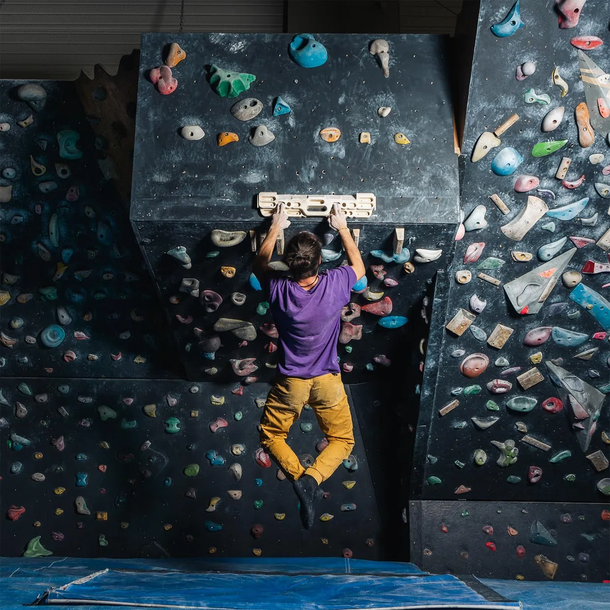 YY Vertical Verticalboard Evo – Trave di arrampicata per arrampicatori esperti – Hangboard Completo, tavola da arrampicata con prese, barra di trazione, sollevamento pesi e rinforzo