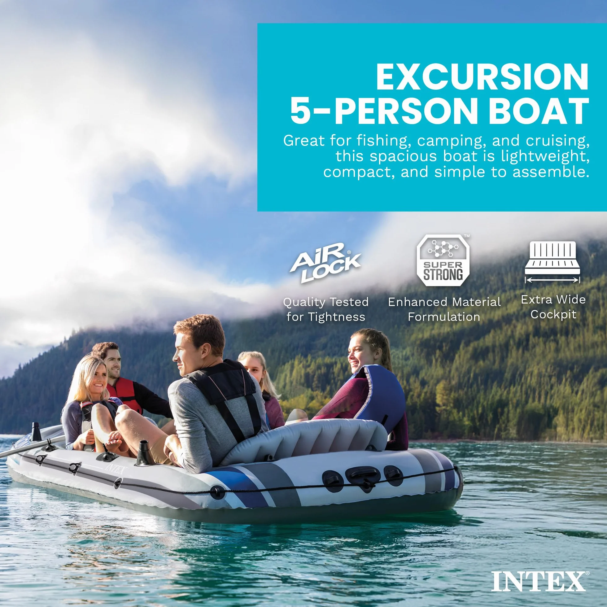 Intex Excursion Inflatable Boat Series