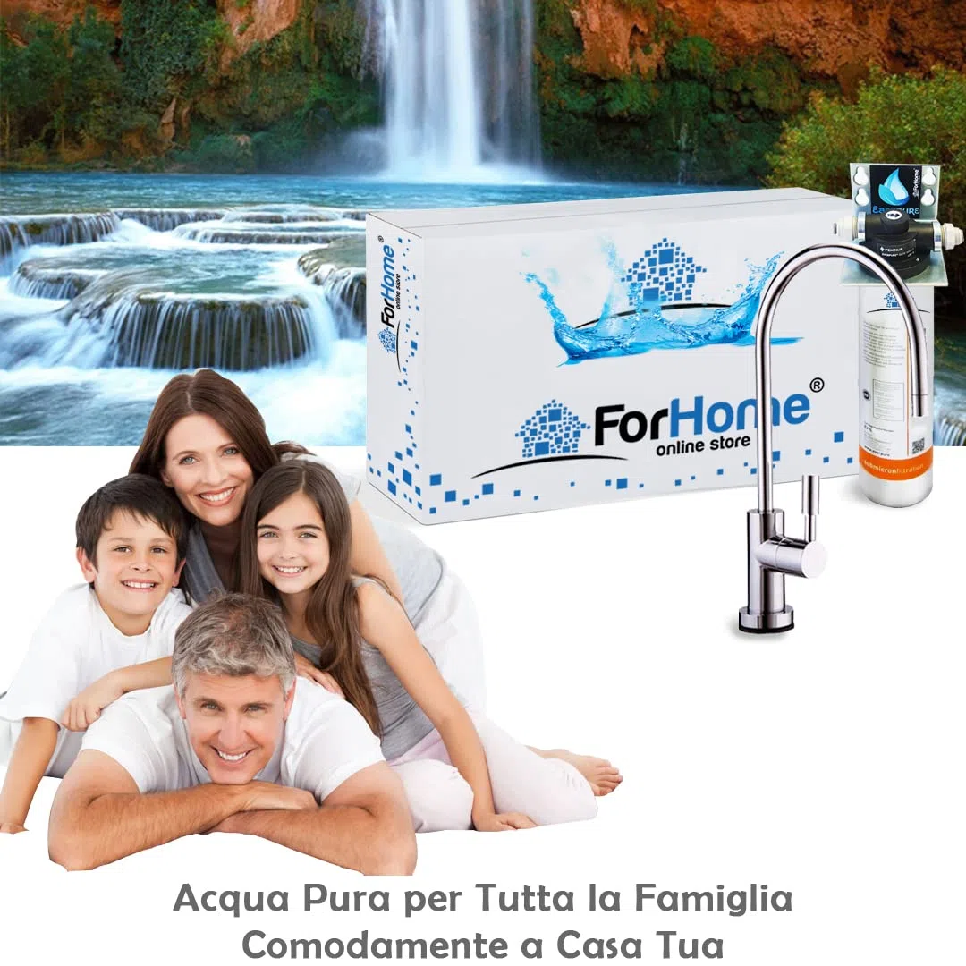 Depuratore Acqua ForHome® Easy Pure Micro Filtrazione 2DC