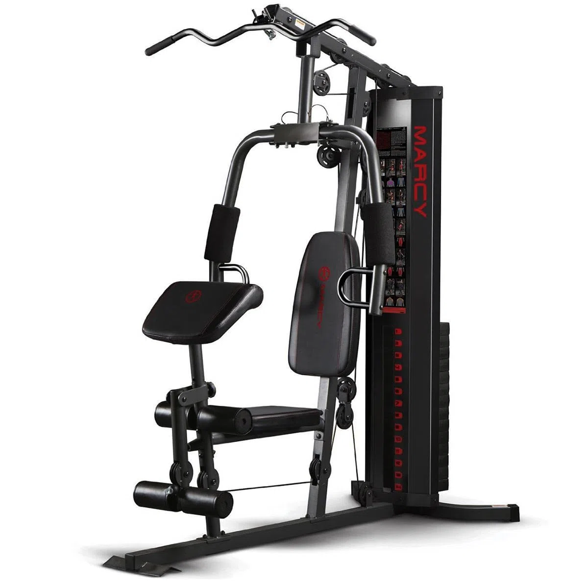 Marcy MWM-988 Multifunzione Acciaio Casa Palestra 150LB Macchina Stack Peso