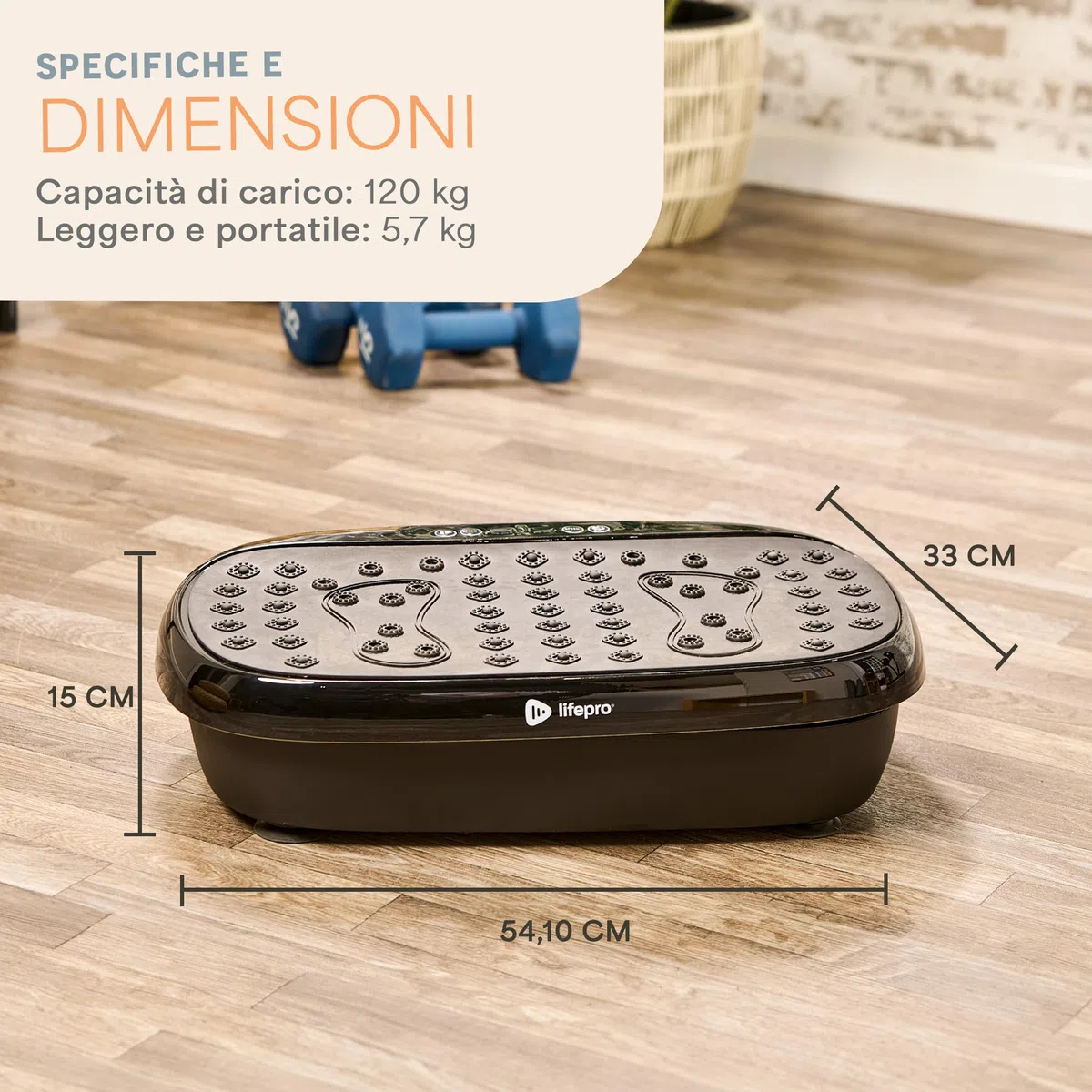 LifePro Vibration Plate Training Device – Hexaplate for Lymphatic Drainage and Weight Loss – with LED Display, Remote Control, and Quiet Motor