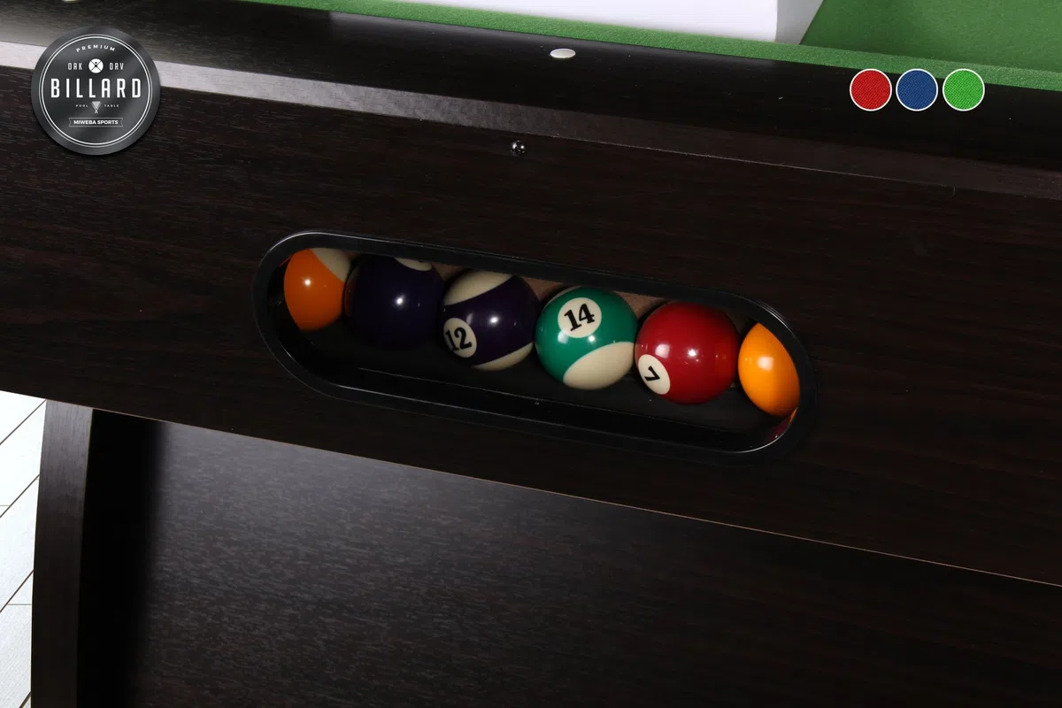 Tavolo da biliardo carambola “Green Season” 7 ft ACCESSORI PER CARAMBOLA PANNO VERDE - NUOVO billiard table (BIGLIE NUMERATE + TRIANGOLO + 2 STECCHE + GESSETTI GIA INCLUSI)