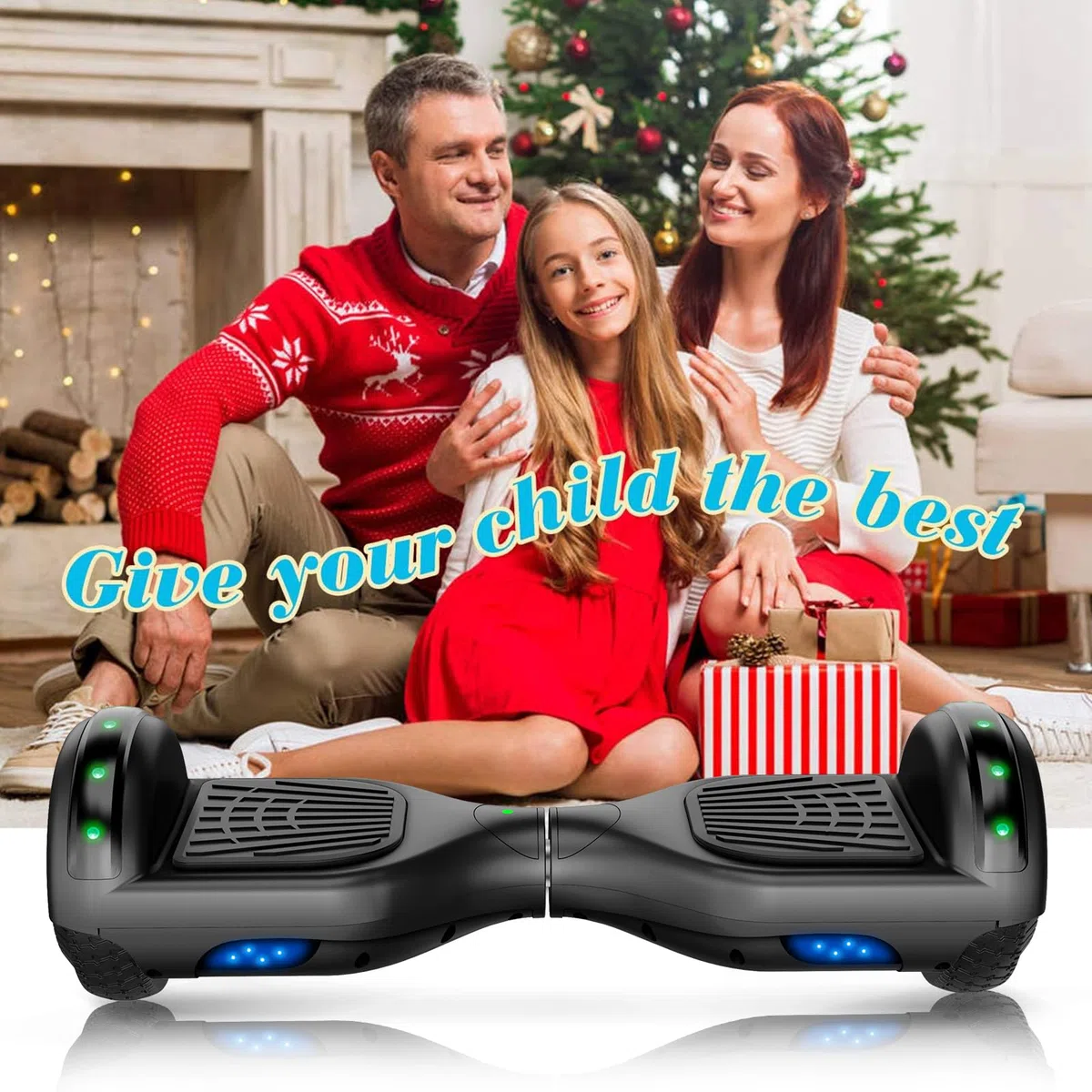 Hoverboard Scooter elettrico fuoristrada autobilanciante a due ruote con altoparlante wireless Bluetooth