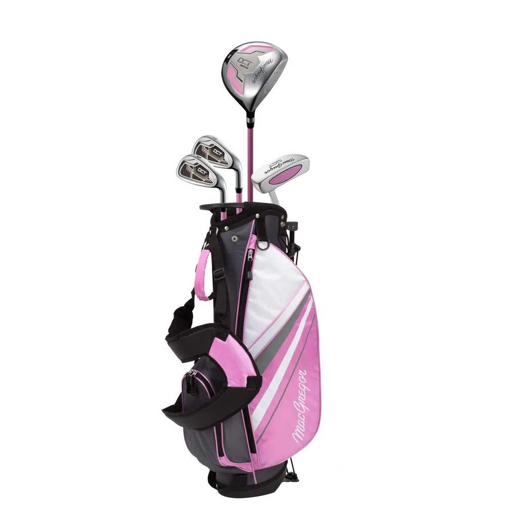 MACGREGOR Dct3000 Junior Kids Childrens Package Set with Golf Club Carry Bag, Bambina
