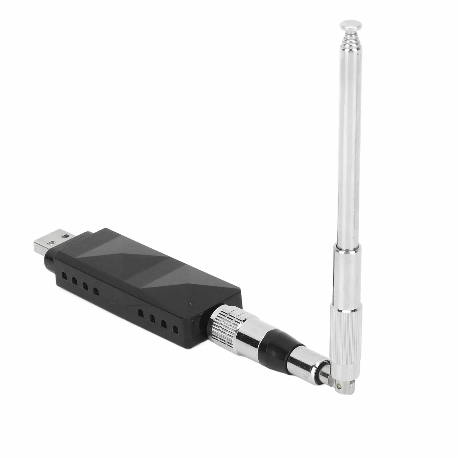 Ricevitore AIS per Barca Marina, Ricevitore AIS a Doppio Canale Uscita USB con Antenna Portatile Pieghevole in Acciaio Inossidabile