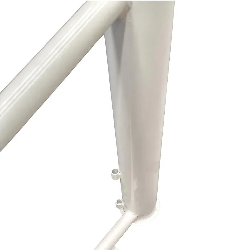 Coppia Porte Calcetto 3x2 m in Acciaio Verniciato | Professionali e Regolamentari | Complete di Reti in Nylon Ø 2,5 mm | Ideali per Campi Indoor e Outdoor