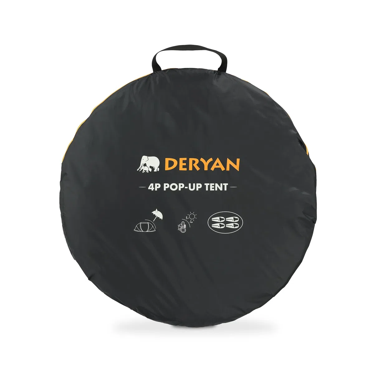 DERYAN Tenda pop-up per 4 persone, montaggio in 1 secondo, impermeabile