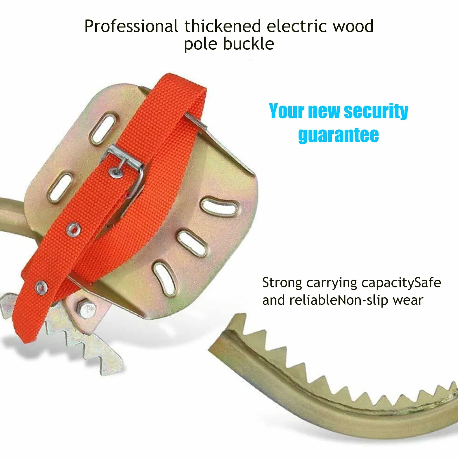 Punte per la cura degli alberi con cintura di sicurezza, ramponi forestali, ramponi per arrampicata sugli alberi, attrezzi per lavori elettrici, sport interni ed esterni