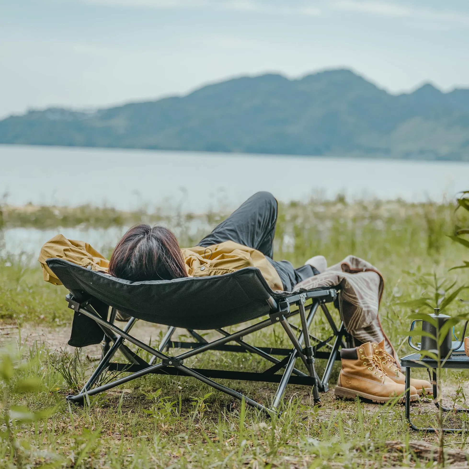 Naturehike Lettino Da Campeggio Pieghevole, Con Cuscino Lettino Da Campeggio 190 X 70 X 48 Cm, Contiene Uno Strato Trapuntato Spesso 3 Cm, Capacità Di Carico A 150 Kg, Poltrona Lounge Portatile