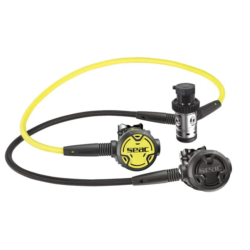SEAC Set PX100, Erogatore e Octopus di Emergenza per Immersioni Subacquee