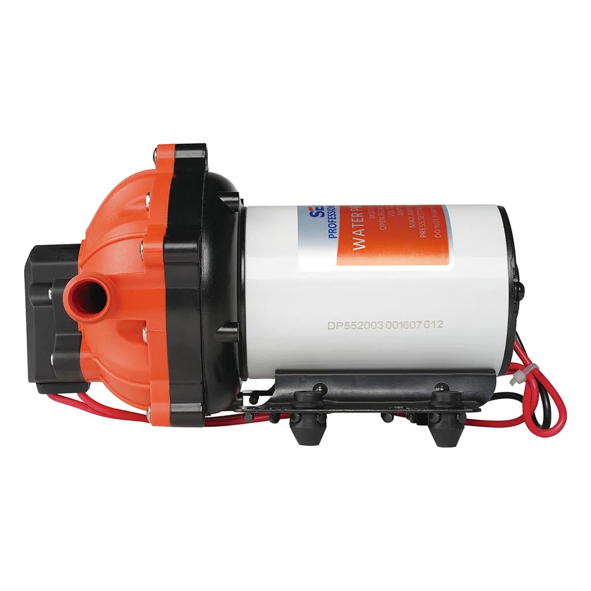 Lighteu®, Seaflo DC 24V 18,9 l/min 4,2 bar 55S Pompa ad acqua a membrana autoadescante ad alte prestazioni con bypass a richiesta per camper SFDP2-050-060-55