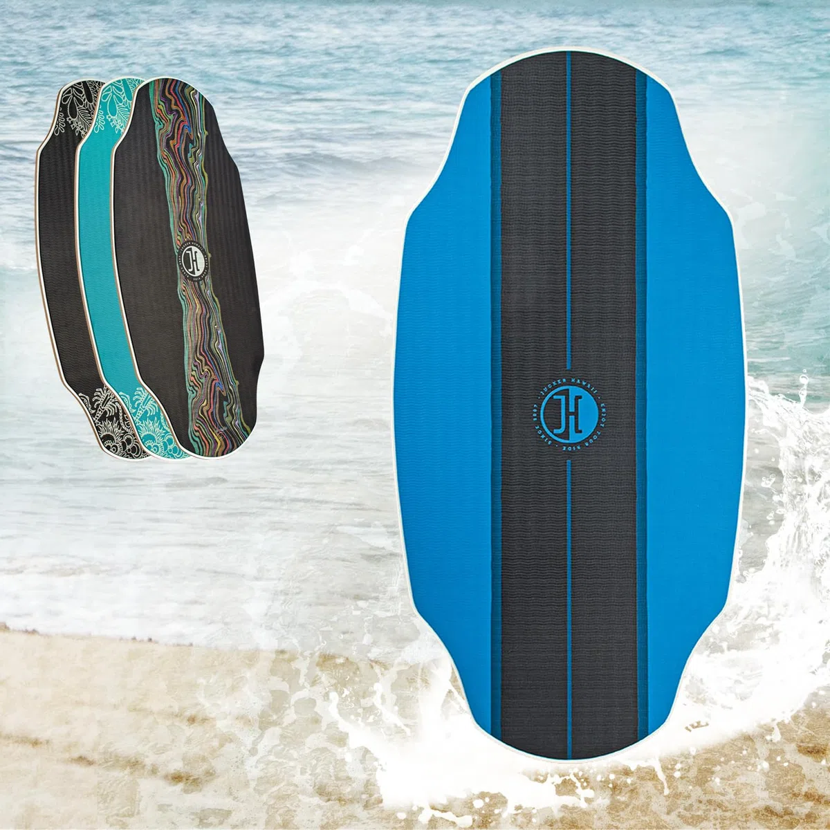 JUCKER Hawaii Skimboard HPL, scorrevolezza professionale, superficie antiscivolo