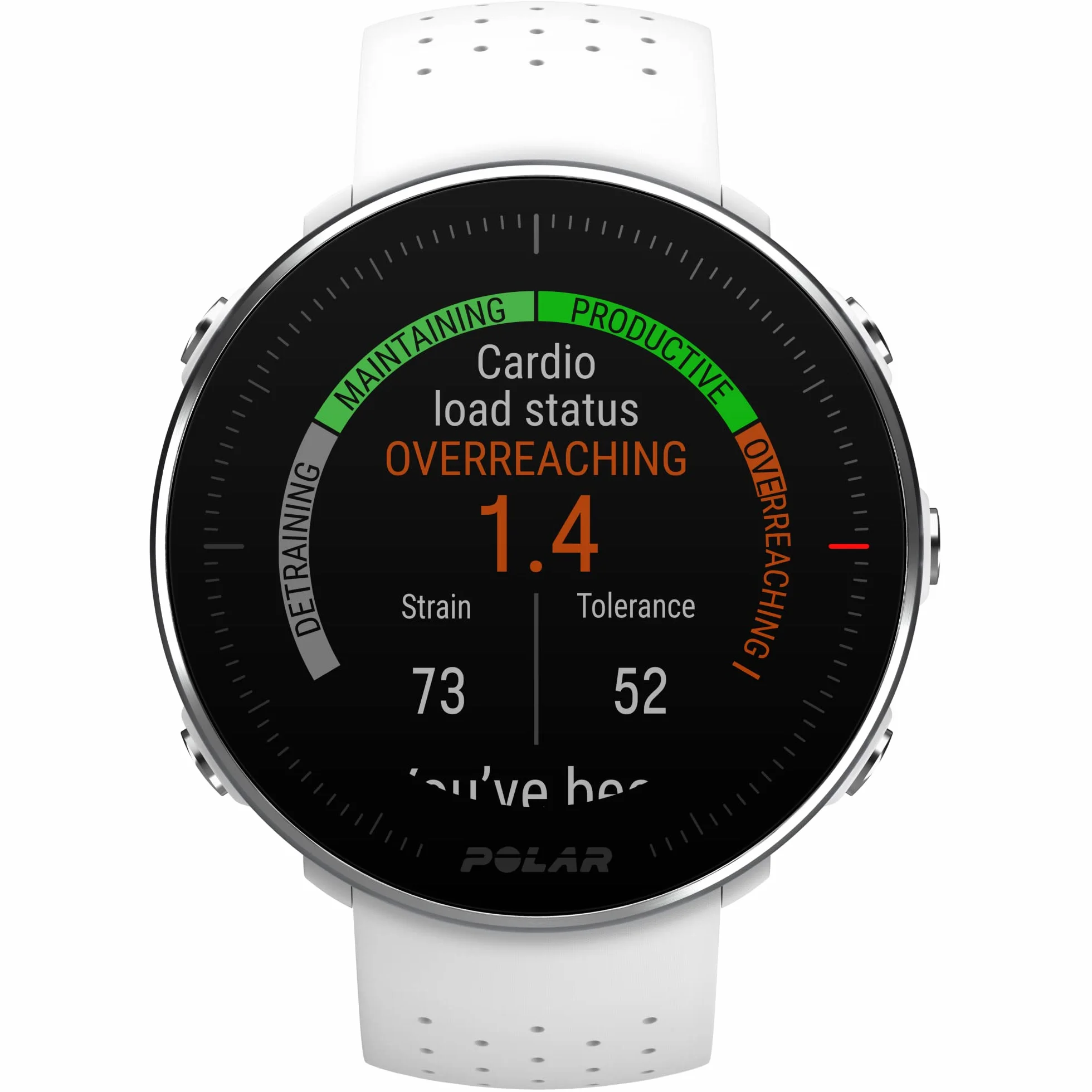 Polar Unisex Adulto Sportwatch per Allenamenti Multisport, Corsa e Nuoto, Impermeabile con GPS e Cardiofrequenzimetro Integrato, Unisex, Policarbonato, Metallo Stainless, Bianco, S/M