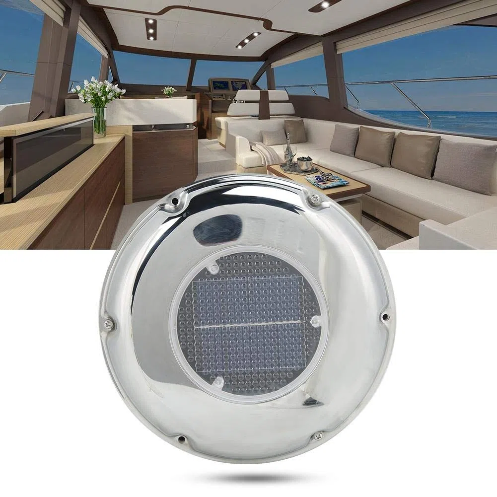 Macchina per ventilazione solare e nave per ventola di scarico solare in acciaio inossidabile Ventola di Sfiato per Barche Ventilatore Solare Aspiratore Barca in Acciaio Inossidabile Ventilatore