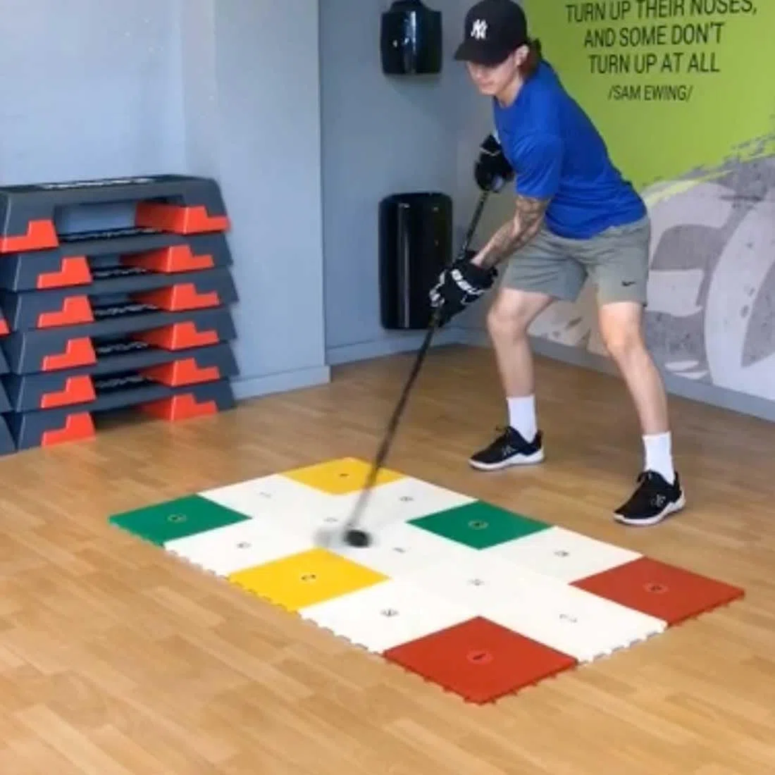 Hockey Revolution My Training Surface - Set Professionale Dryland per Il Ricamo