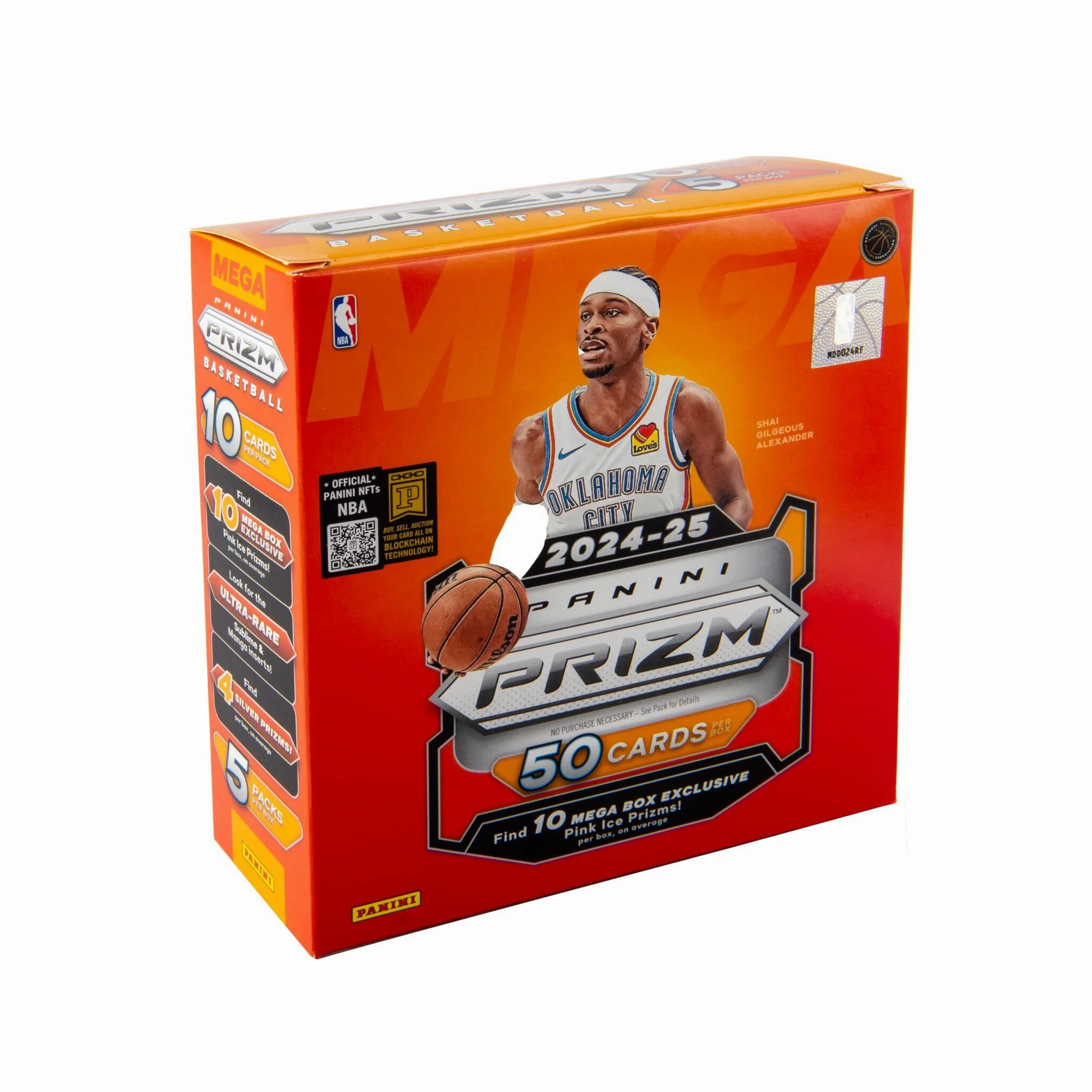 Carte collezionabili Panini NBA Prizm Basketball 2024-25 Mega Box