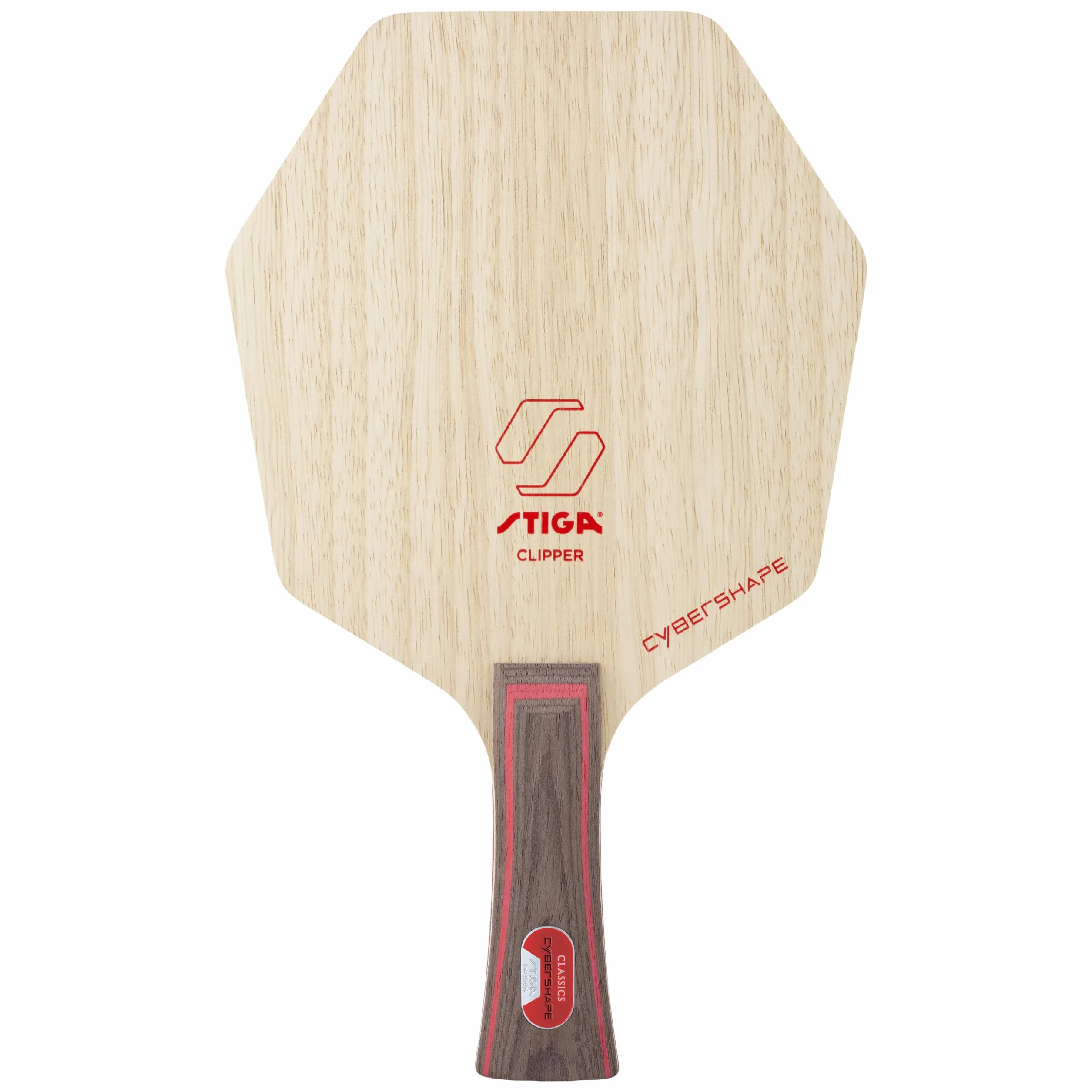 STIGA Cybershape - Lama da ping pong Clipper, lama in legno veloce offensiva per giocatori esperti