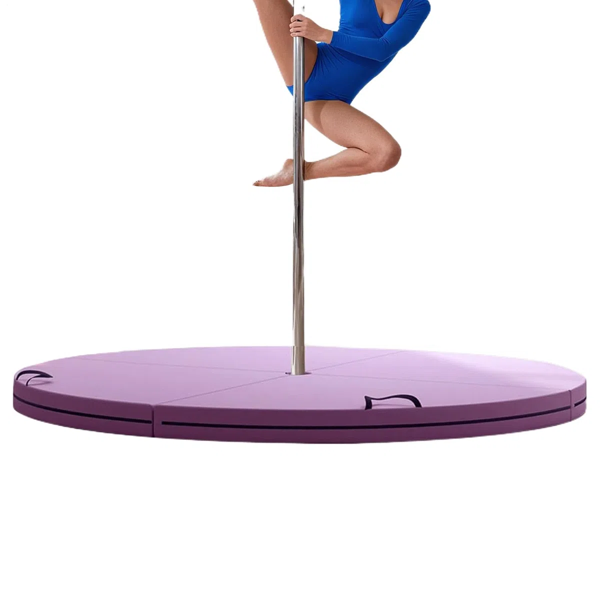 Crash Mat Per Pole Dance - Crash Pad Pieghevole Con Imbottitura Per 120x120x10 Cm | Di Sicurezza Pieghevole Protettivo Anticaduta Per Donne Ragazzi Ragazze Giovani Adolescenti Pale