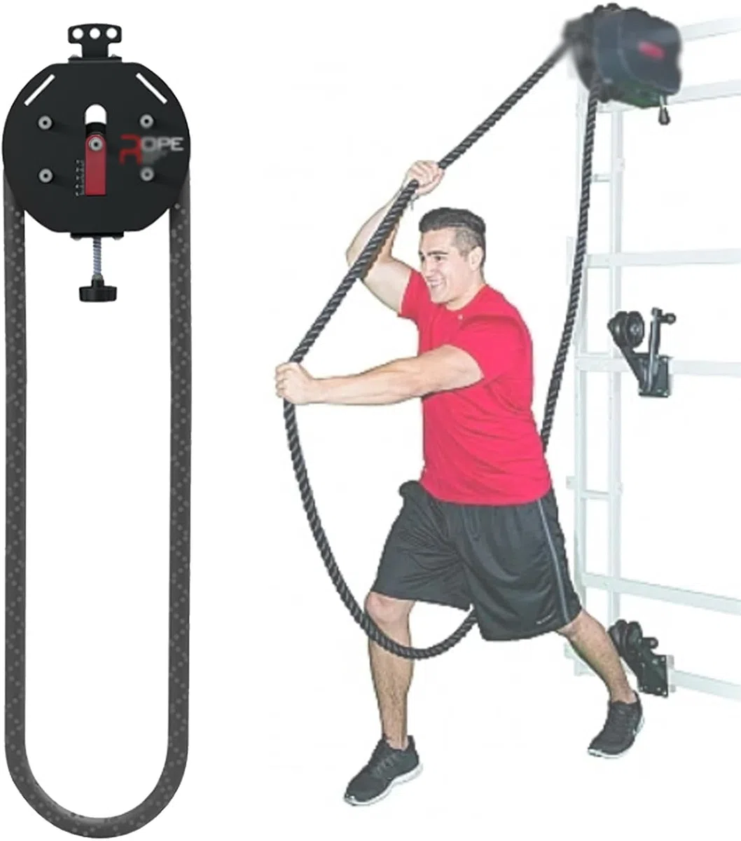 Endless Rope, Allenatore con Corda Infinita, Portable Cable Pulley System, Attrezzo per L'Allenamento di Tutto Il Corpo, Corda in Nylon Premium A Circuito Chiuso Corda, per Uso Domestico