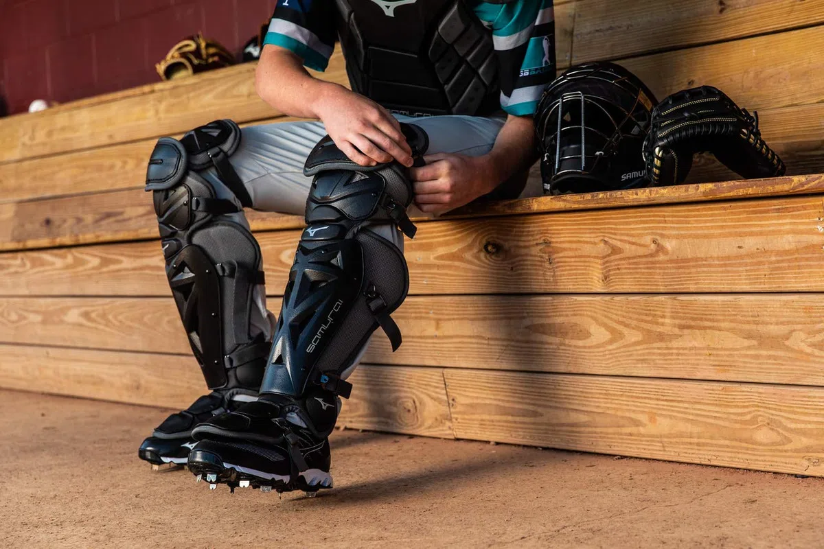 Mizuno Mizuno Samurai Adult Baseball Boxed Catcher's Gear Set - Set di scatole Catchers Uomo