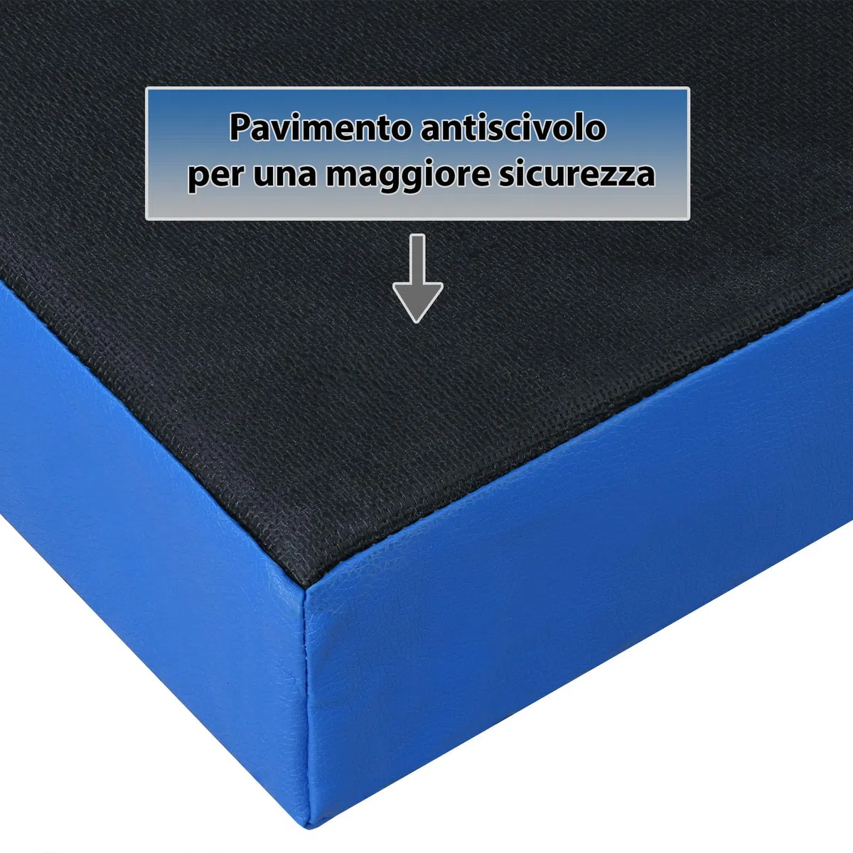 ALPIDEX Materassino da sport 200 x 100 x 8 cm stuoia da ginnastica protezione con fondo antiscivolo RG 20 (molto morbido)