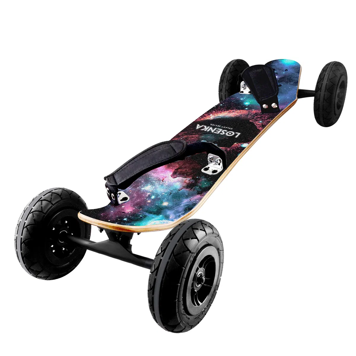 MountainBoard All Terrain Skateboard Kiteboard Cross Country Mountainboard Big Wheel Downhill Longboard All Terrain Longboard Kite Board con attacchi per Cruising e Downhill..