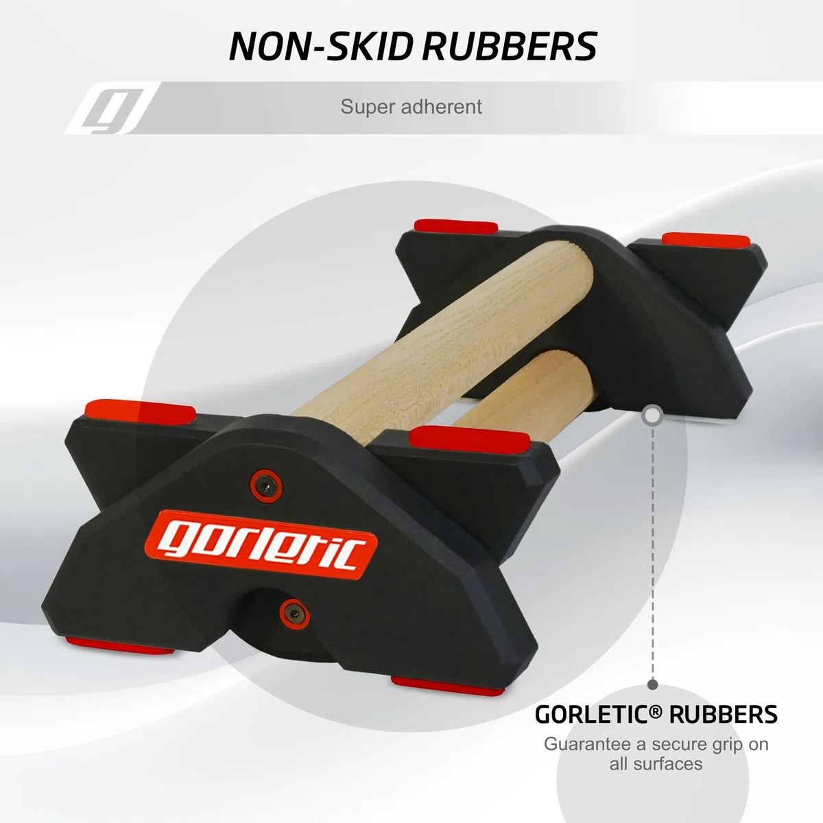 LowFit PRO Gorletic Calisthenics Parallettes - Parallele da ginnastica, facile da trasportare, testato dall'atleta, design magnetico di qualità.