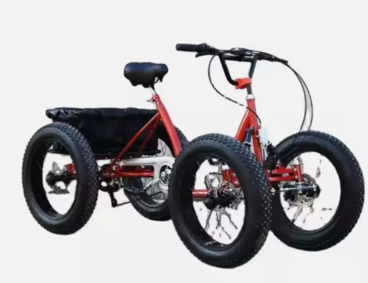 Bicicletta leggera Fat Tire a 6 velocità a 4 ruote Off Road Quad Bike