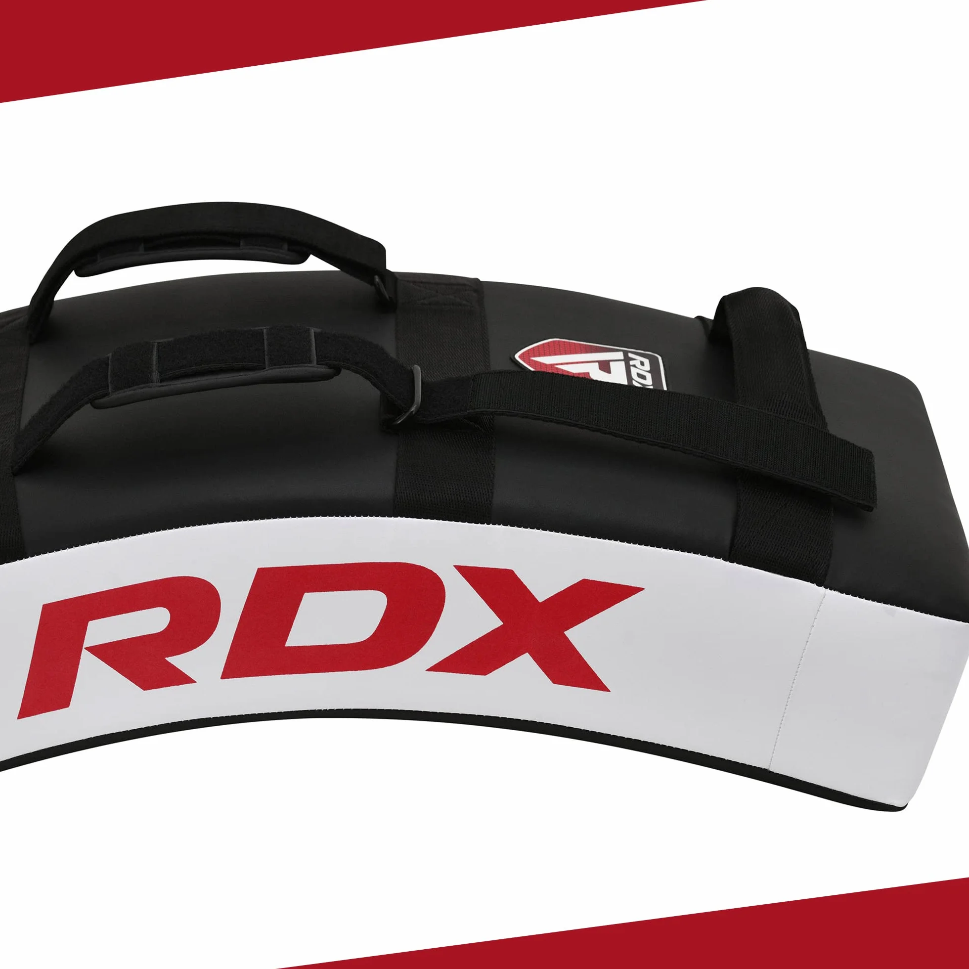 RDX Colpitori in MMA Curvo Scudo per Sciopero Boxe Maya Hide Arti Marziali Boxe Kick Pad Thai Pao Allenamento Target Pads per Karate, Kick Shield, Taekwondo (è Venduto Come Singolo Elemento)