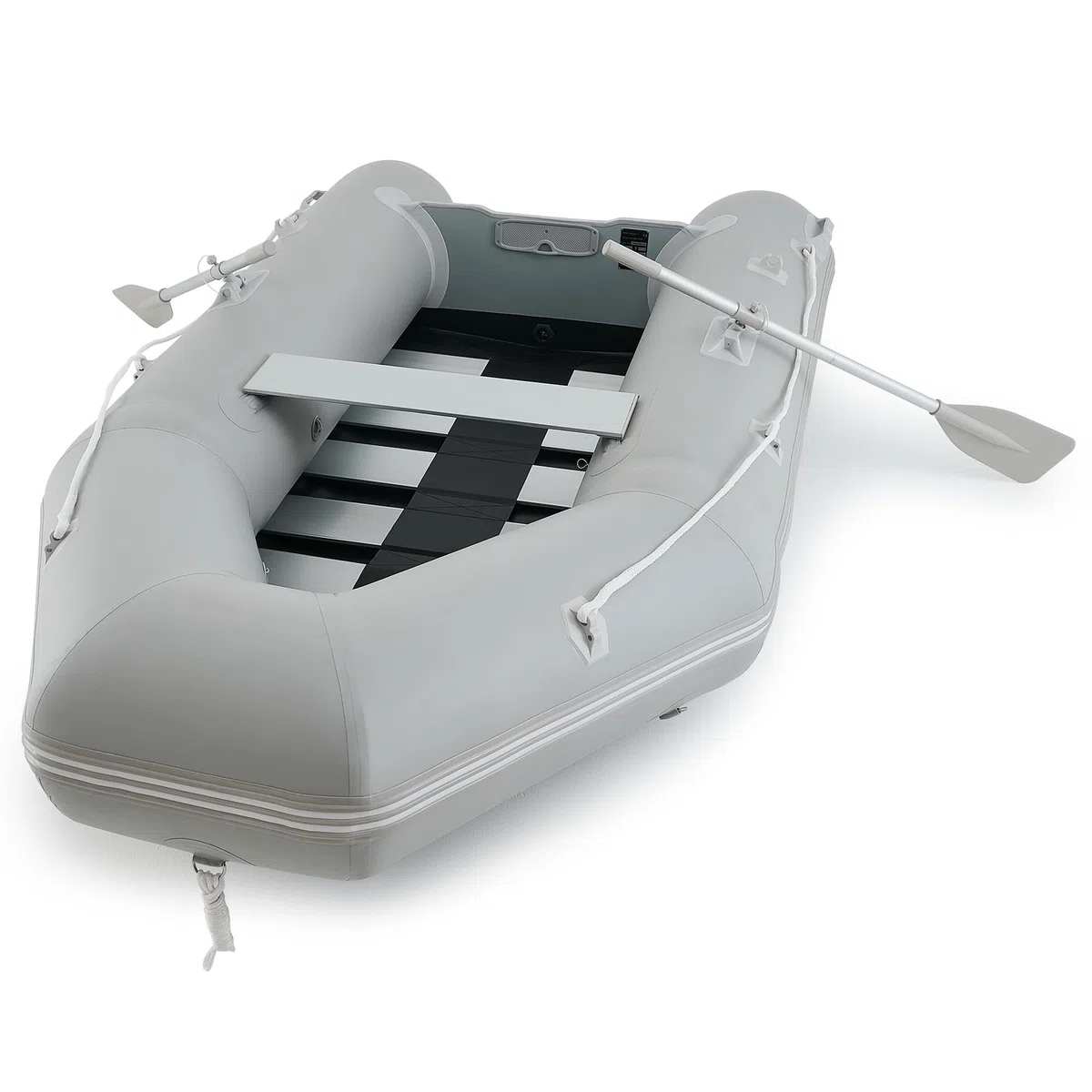 CO-Z 2.3m/3m Gommone Gonfiabile per Adulti Tender Gommone per 2/4 Persone Gommone Fondo in Lega Alluminio per Pesca Nautica Gioco Compatibile con Motore Fuoribordo (Capacità 300 kg /450 kg)