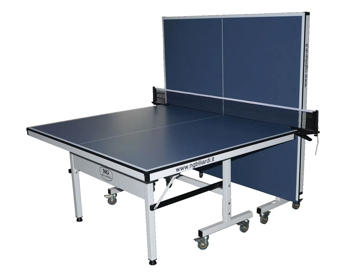 NG Biliardi Tavolo da Ping Pong Tie Break Interno (Blu) 274x152,5x76 cm