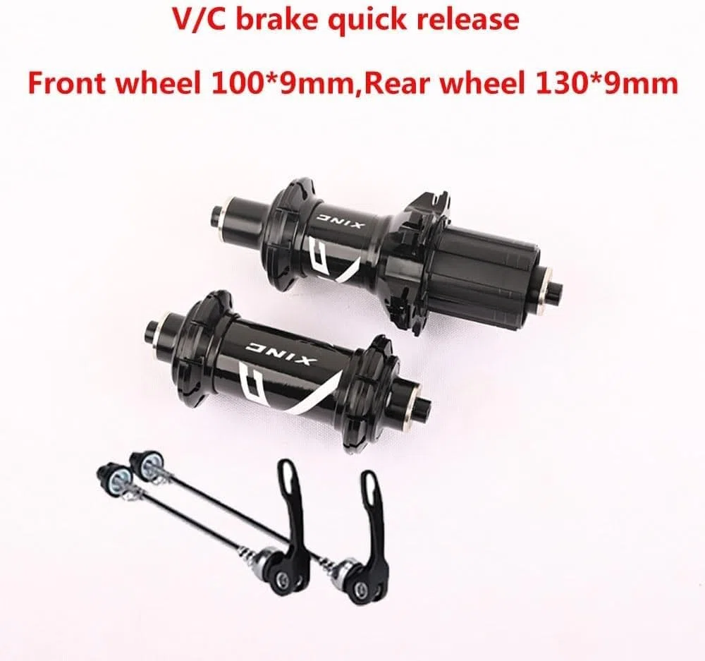 Set di Ruote per Bici da Strada 700C * 23C-25C-28C 40 / 50MM Cerchio Freno C/V in Lega di Alluminio Mozzo 20H A Sgancio Rapido per Set di Ruote 7 8 9 10 11 velocità