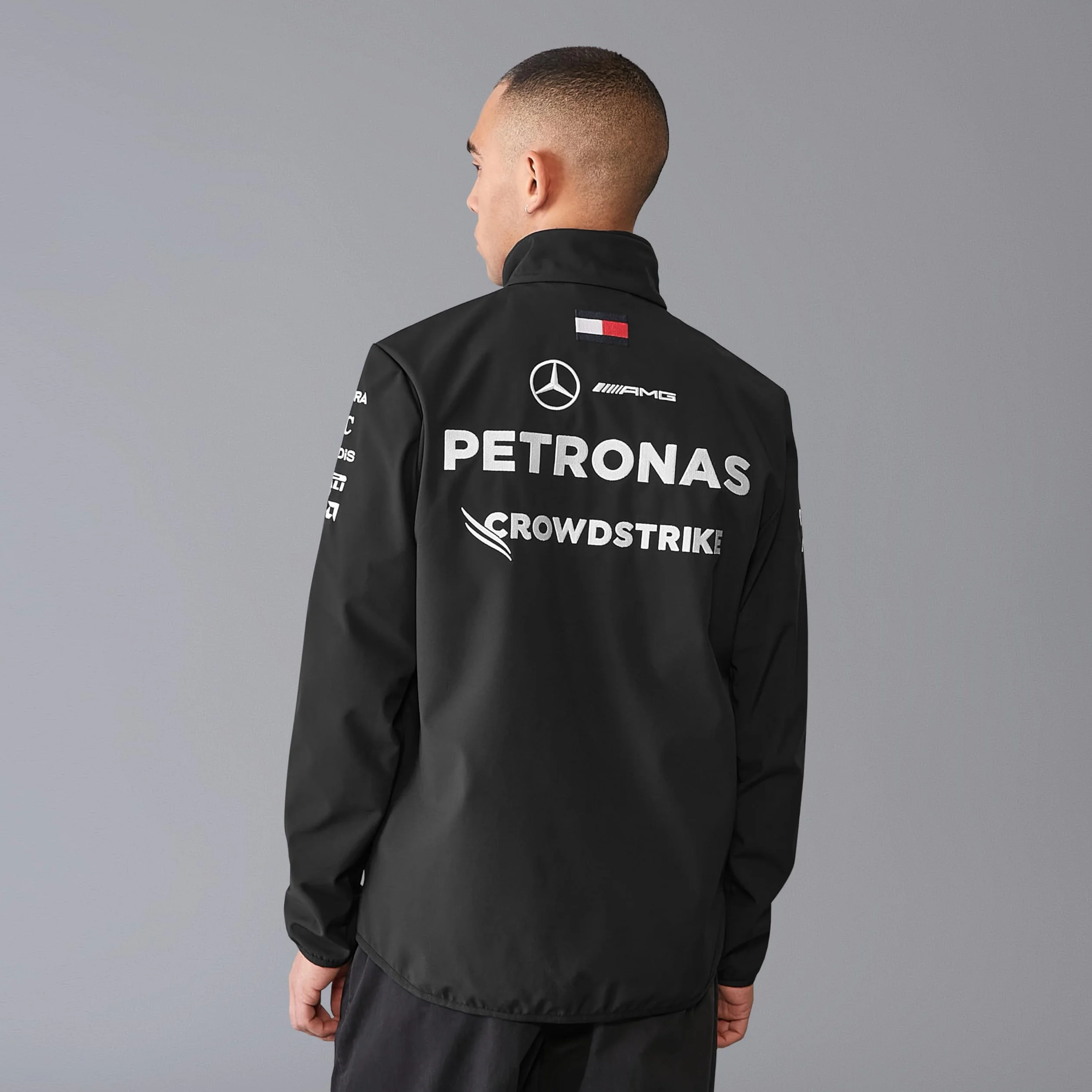 Mercedes AMG Petronas F1 Uomo 2024 Team Giacca softshell - Nero - Taglia: XL
