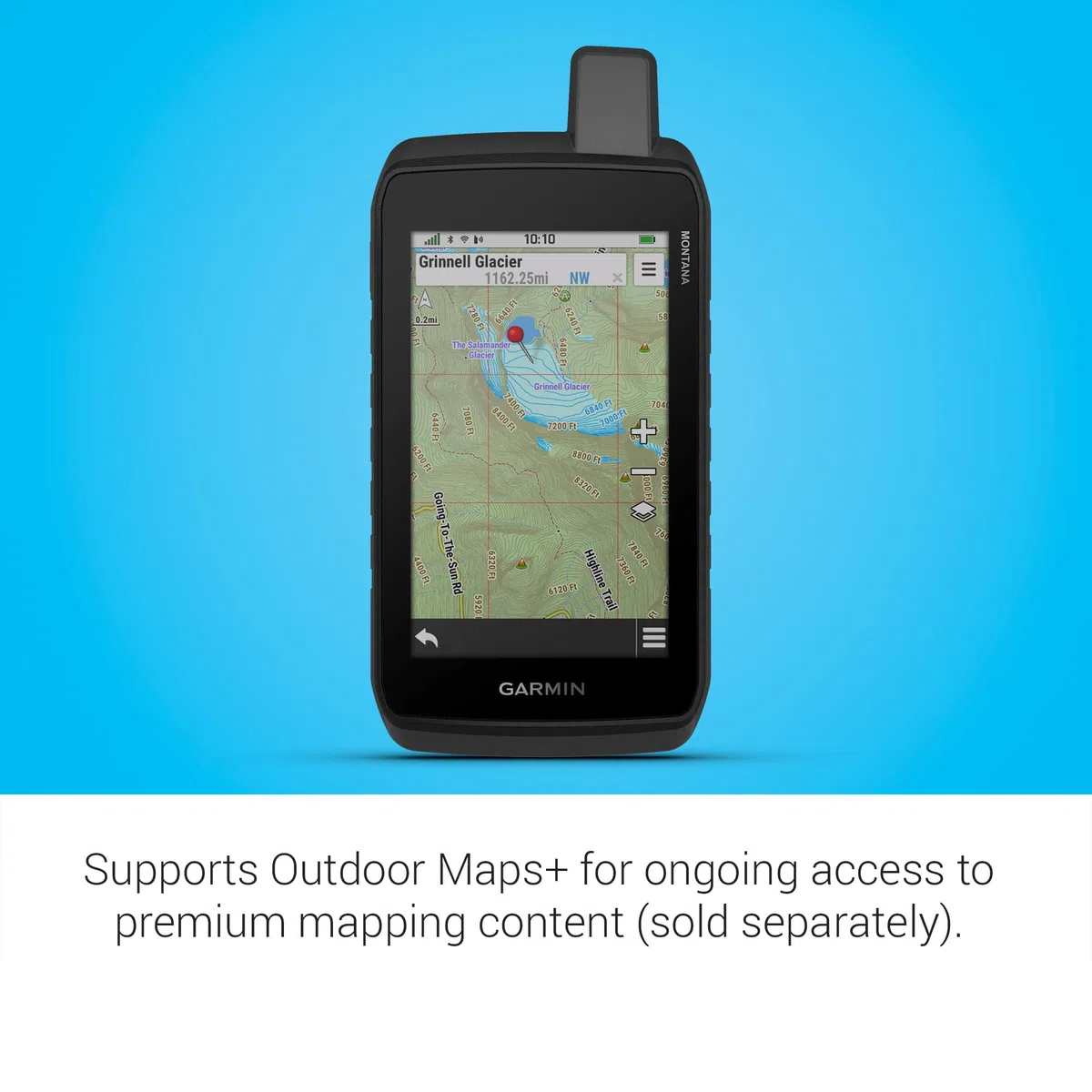Garmin Montana® 710, Rugged GPS Handheld Navigator with Large 5-inch Glove-Friendly Touchscreen, Satellite Imagery and Maps for Routing on Roads and Trails