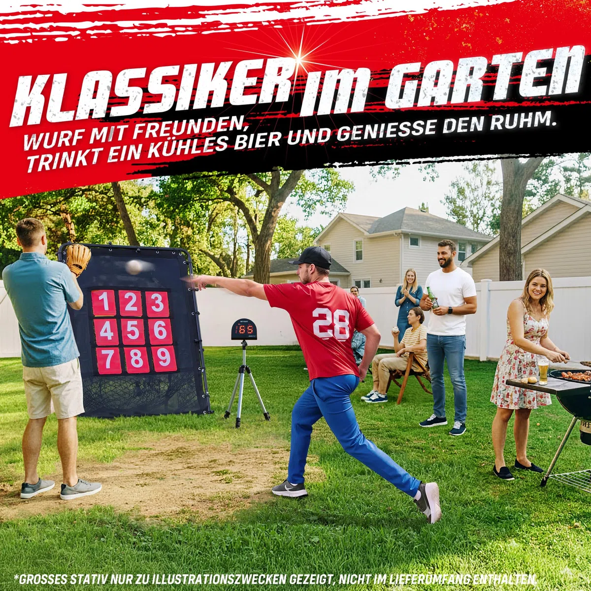 NET PLAYZ Radar da baseball, attrezzature per l'allenamento con sensori di velocità | Regali da baseball, gadget high-tech e attrezzature per giocatori di baseball