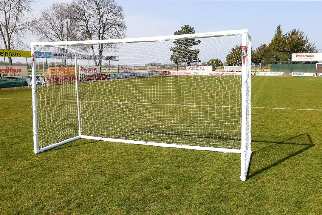 POWERSHOT Porta da Calcio New Modello PRO [3.7x2 m] uPVC Unica- ALL'APERTO Tutto L'Anno + Garanzia 2 Anni