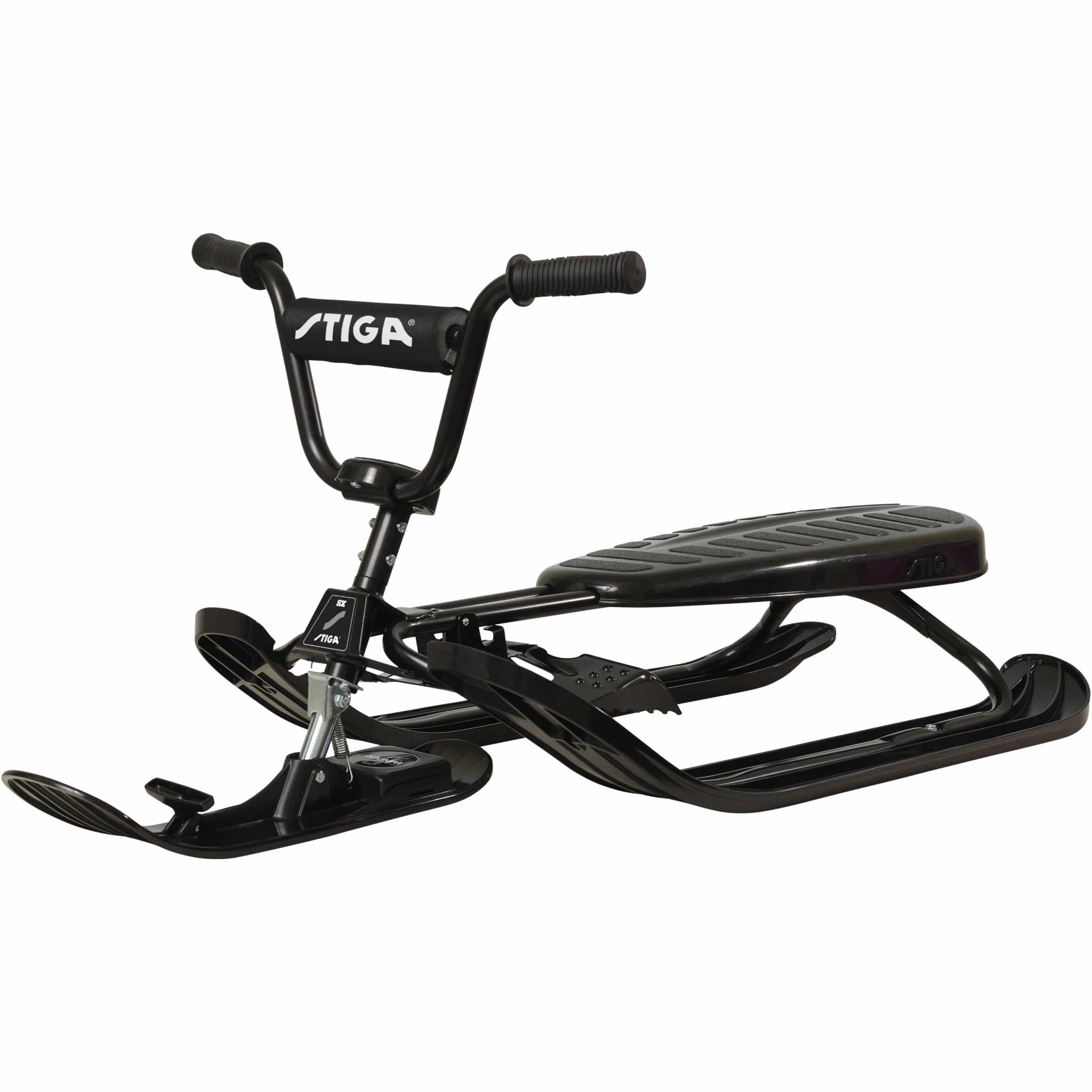 STIGA Snowracer Curve SX Slittino da Neve, Bob con Sterzo BMX e Freno per Adulti e Bambini dai 7 Anni