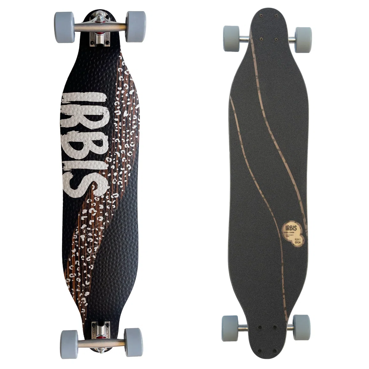 SWITCH IRBIS - Switch per longboard versatile, 97 cm, ideale per intaglio Commuting, Cruising Pumping Fiber Flex 1 Paris V2 150 mm, per ragazzi e adulti, Cruiser Made in Europe